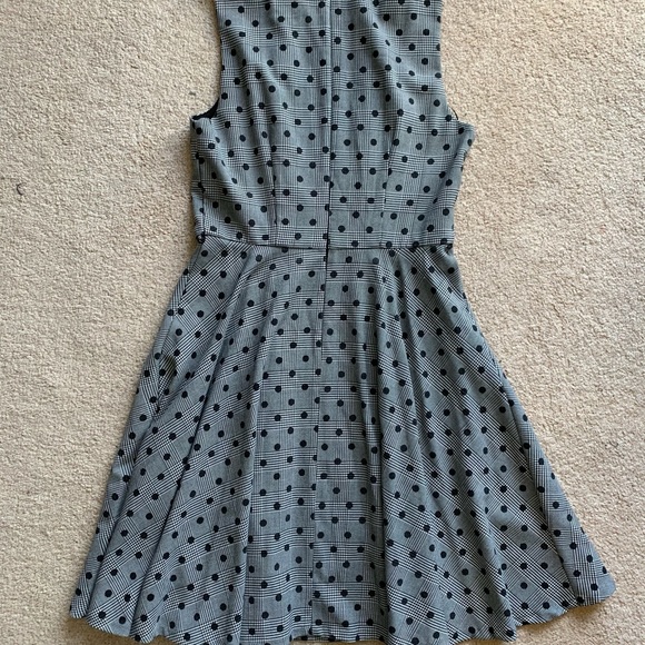 ELLE black polka dot dress - Picture 2 of 2